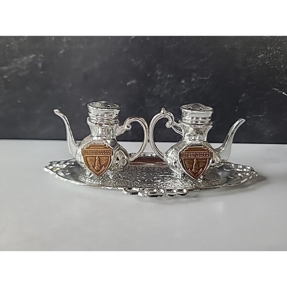 Carlsbad Caverns Souvenir Salt And Pepper Shakers Vintage - Picture 2 of 10